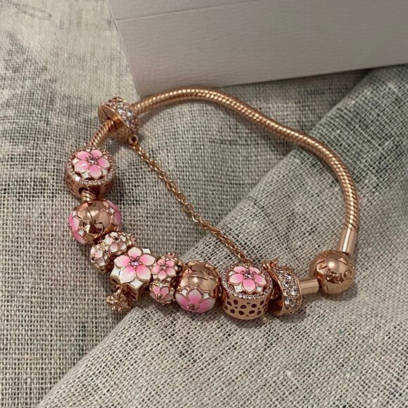 Pandora Jewelry - Pandora Rose Gold Bead Bracelet